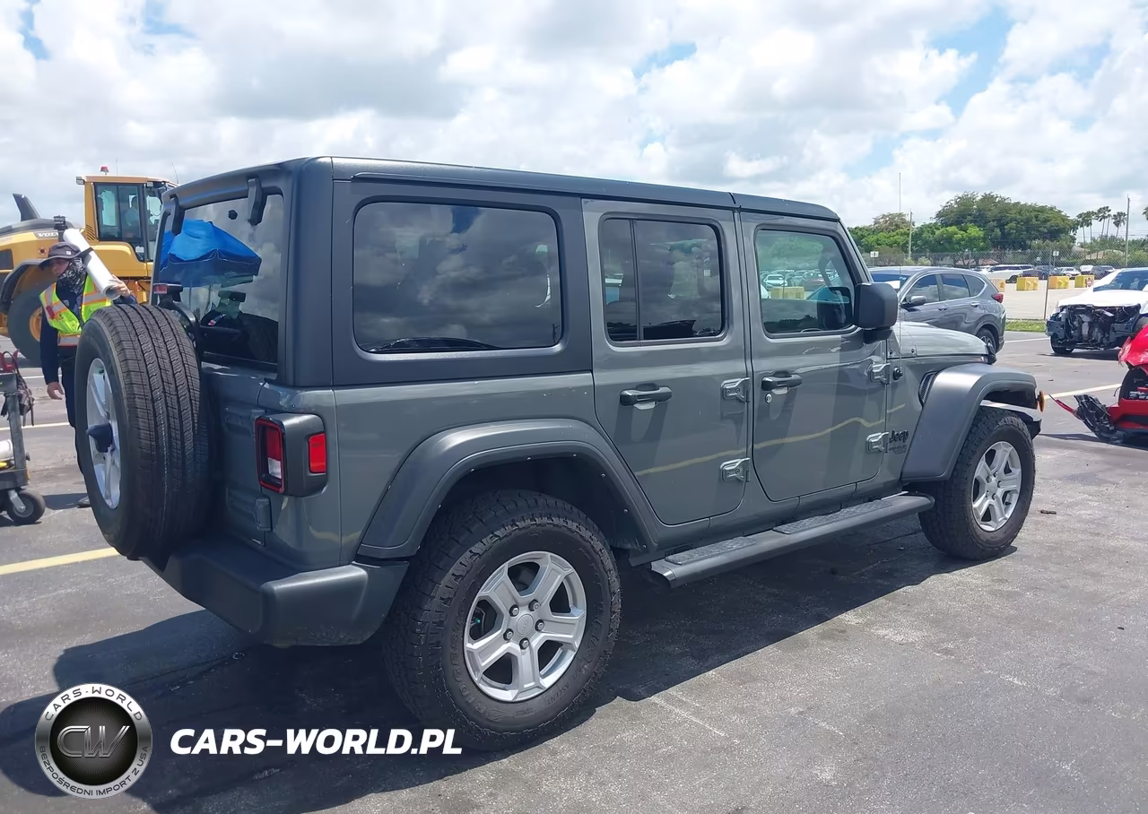 2021 Jeep Wrangler Unlimited Sport S 4X4 VIN:1C4HJXDN5MW754805 - 4