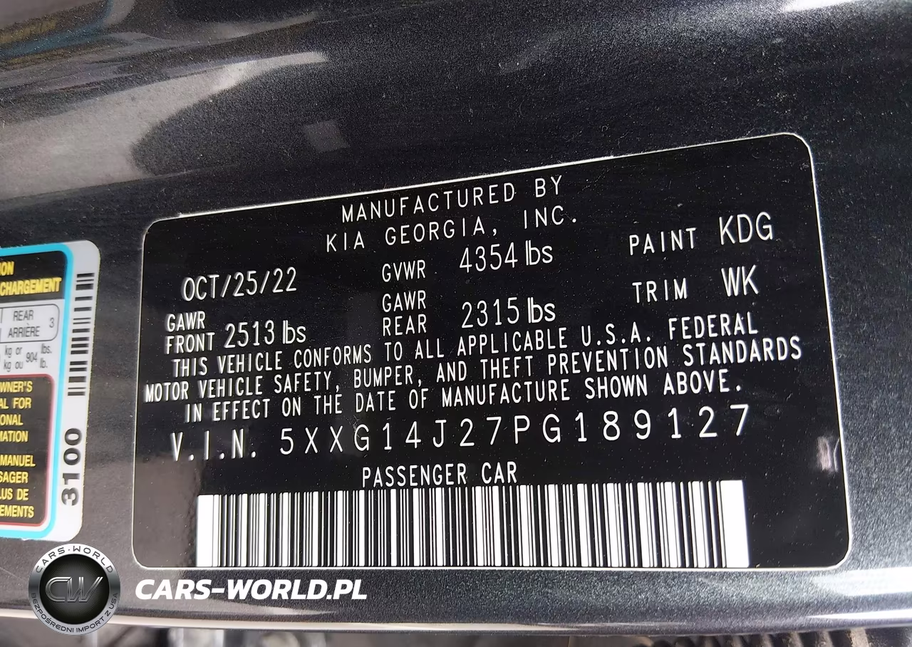 2023 Kia K5 Lxs VIN:5XXG14J27PG189127 - 9