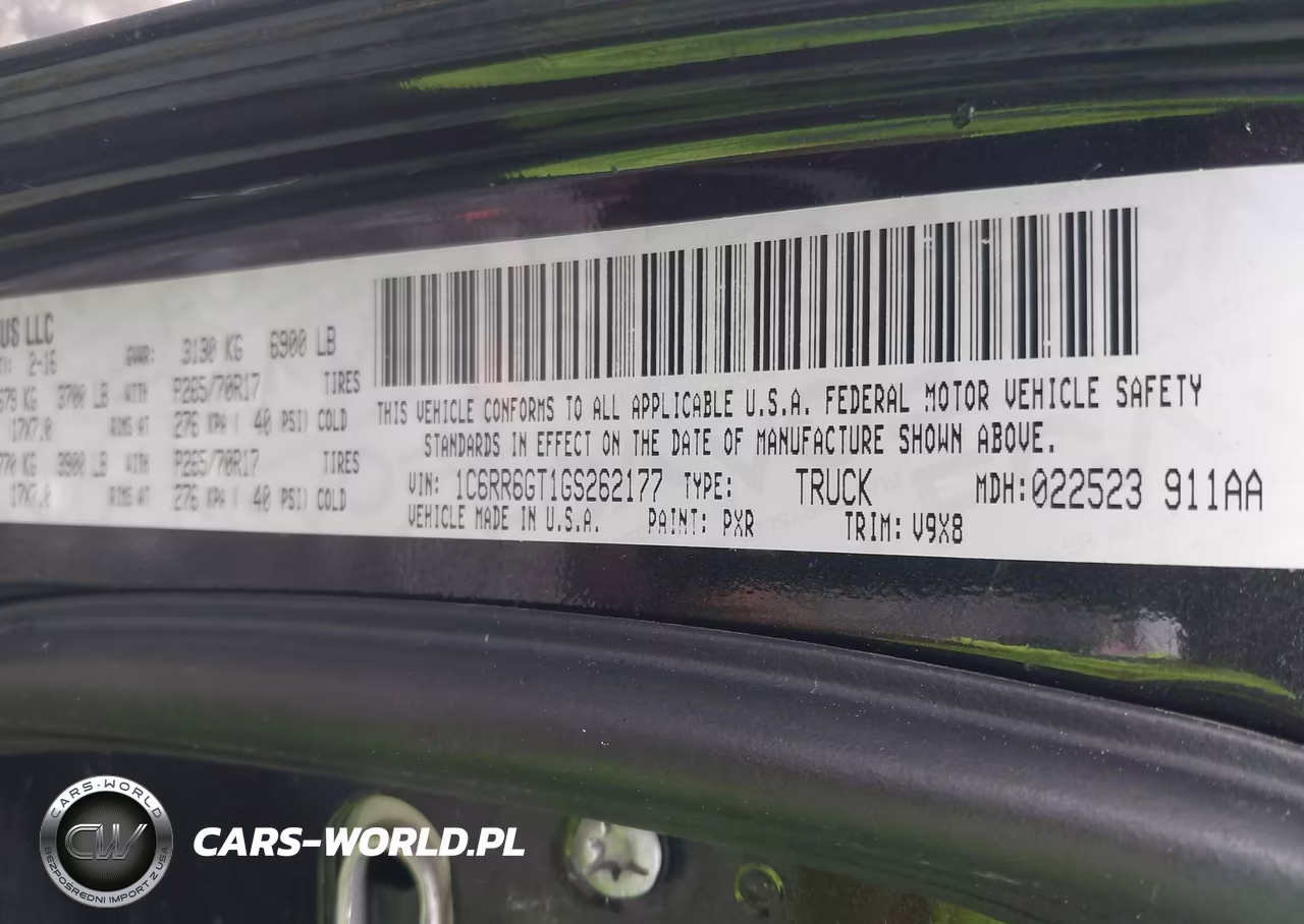 2016 Ram 1500 Slt VIN:1C6RR6GT1GS262177 - 9