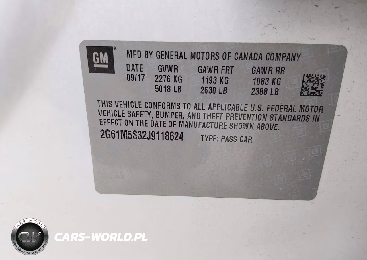2018 Cadillac Xts Luxury VIN:2G61M5S32J9118624 - 9