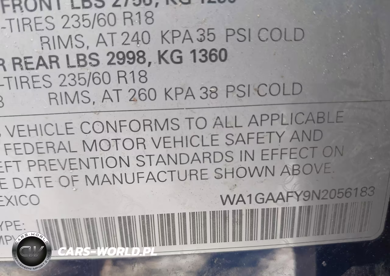 2022 Audi Q5 Premium 45 Tfsi S Line Quattro S Tronic VIN:WA1GAAFY9N2056183 - 9