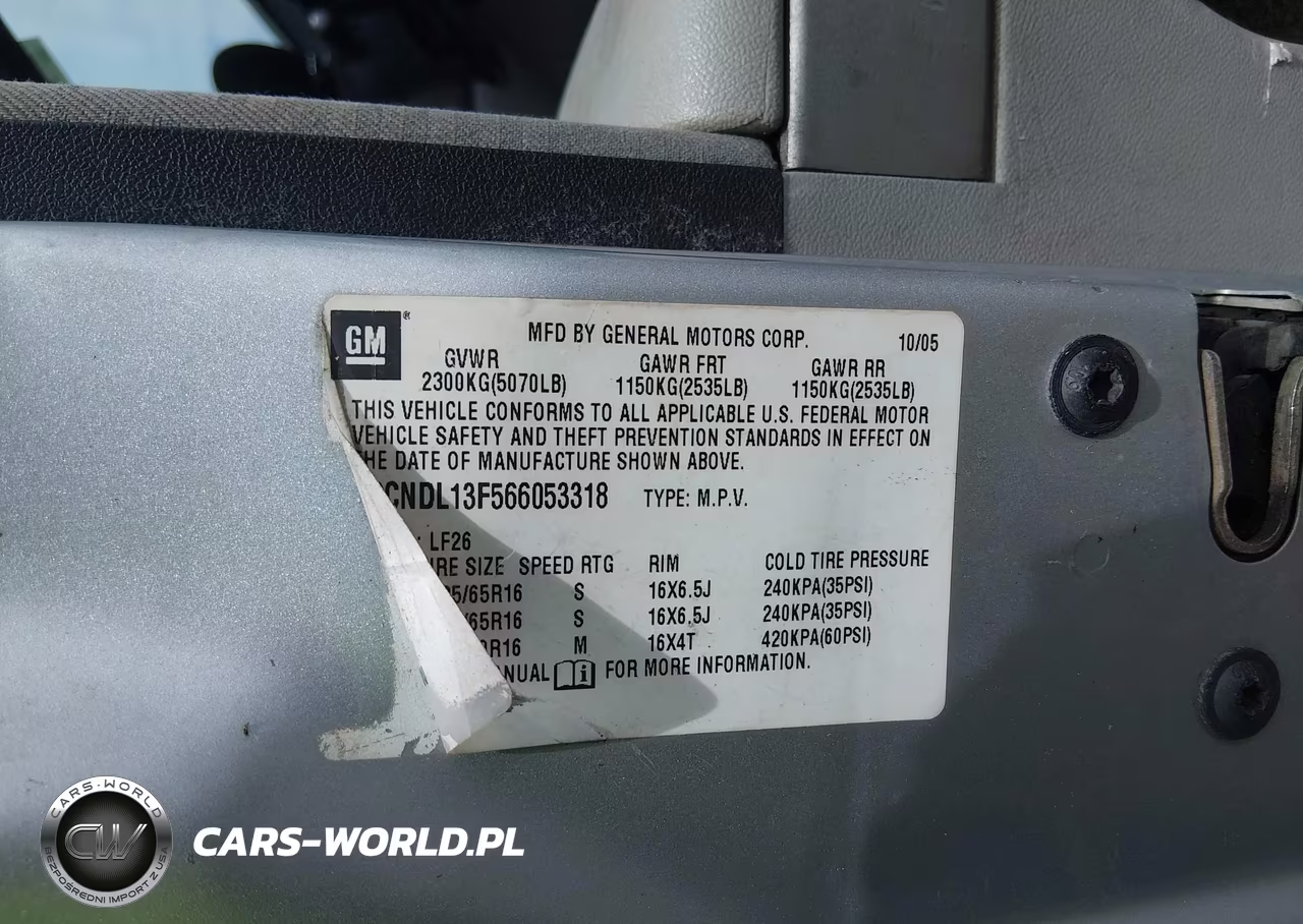 2006 Chevrolet Equinox Ls VIN:2CNDL13F566053318 - 9