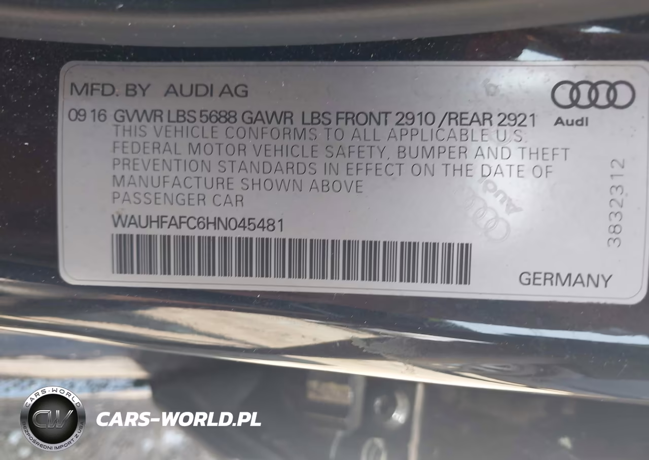 2017 Audi S6 4.0T Premium Plus VIN:WAUHFAFC6HN045481 - 9