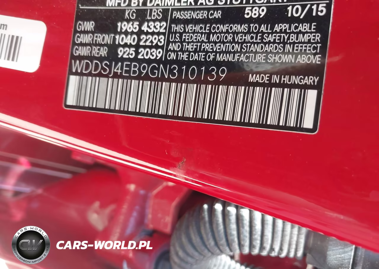 2016 Mercedes-Benz Cla 250 VIN:WDDSJ4EB9GN310139 - 9