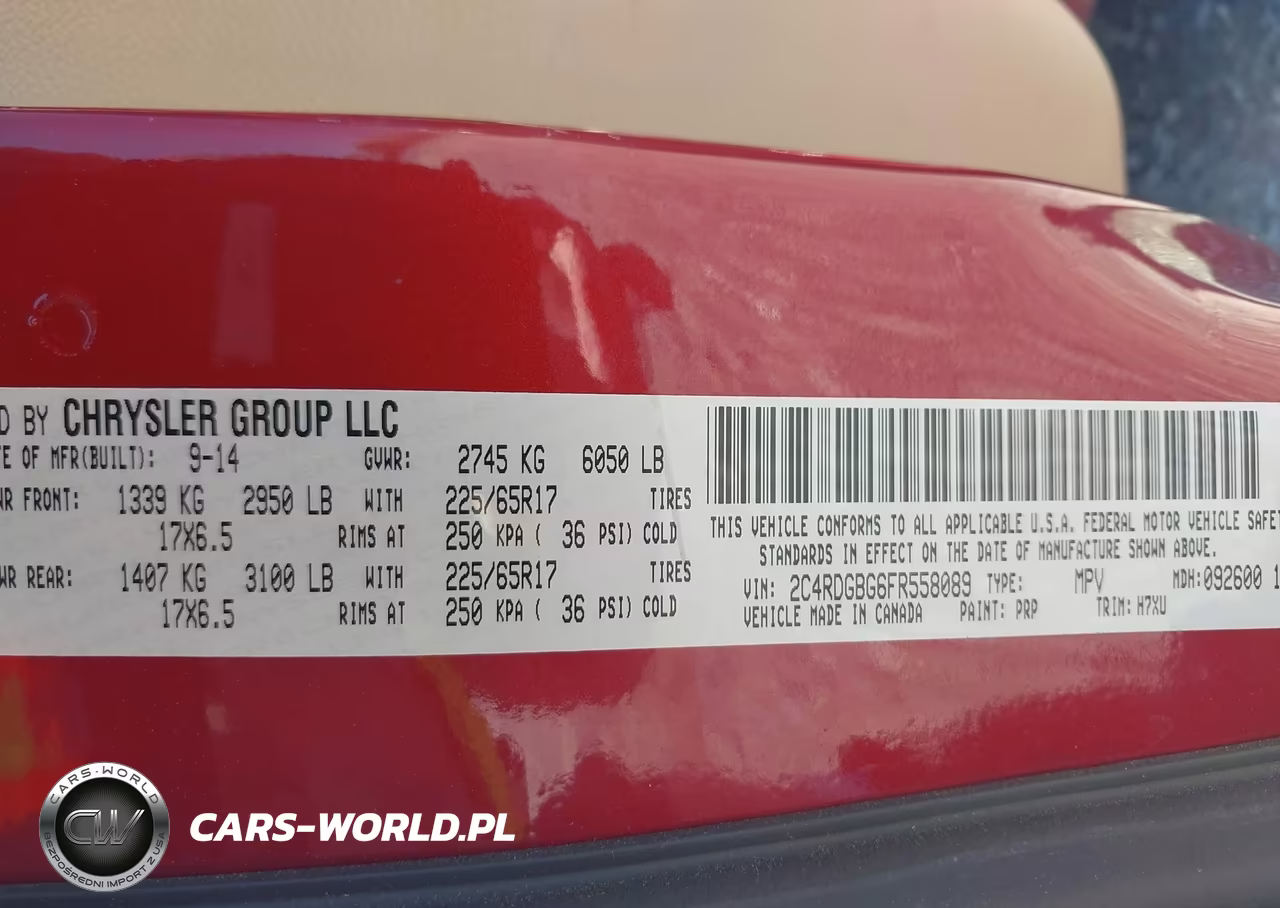 2015 Dodge Grand Caravan Se VIN:2C4RDGBG6FR558089 - 9