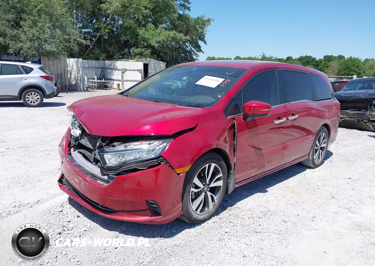 2024 Honda Odyssey Touring VIN:5FNRL6H87RB000801 - 2