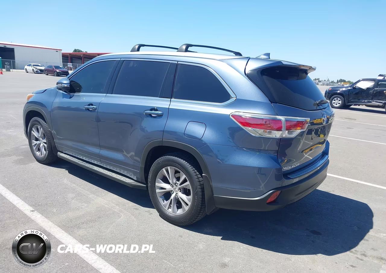 2015 Toyota Highlander Xle V6 VIN:5TDJKRFH8FS103849 - 3