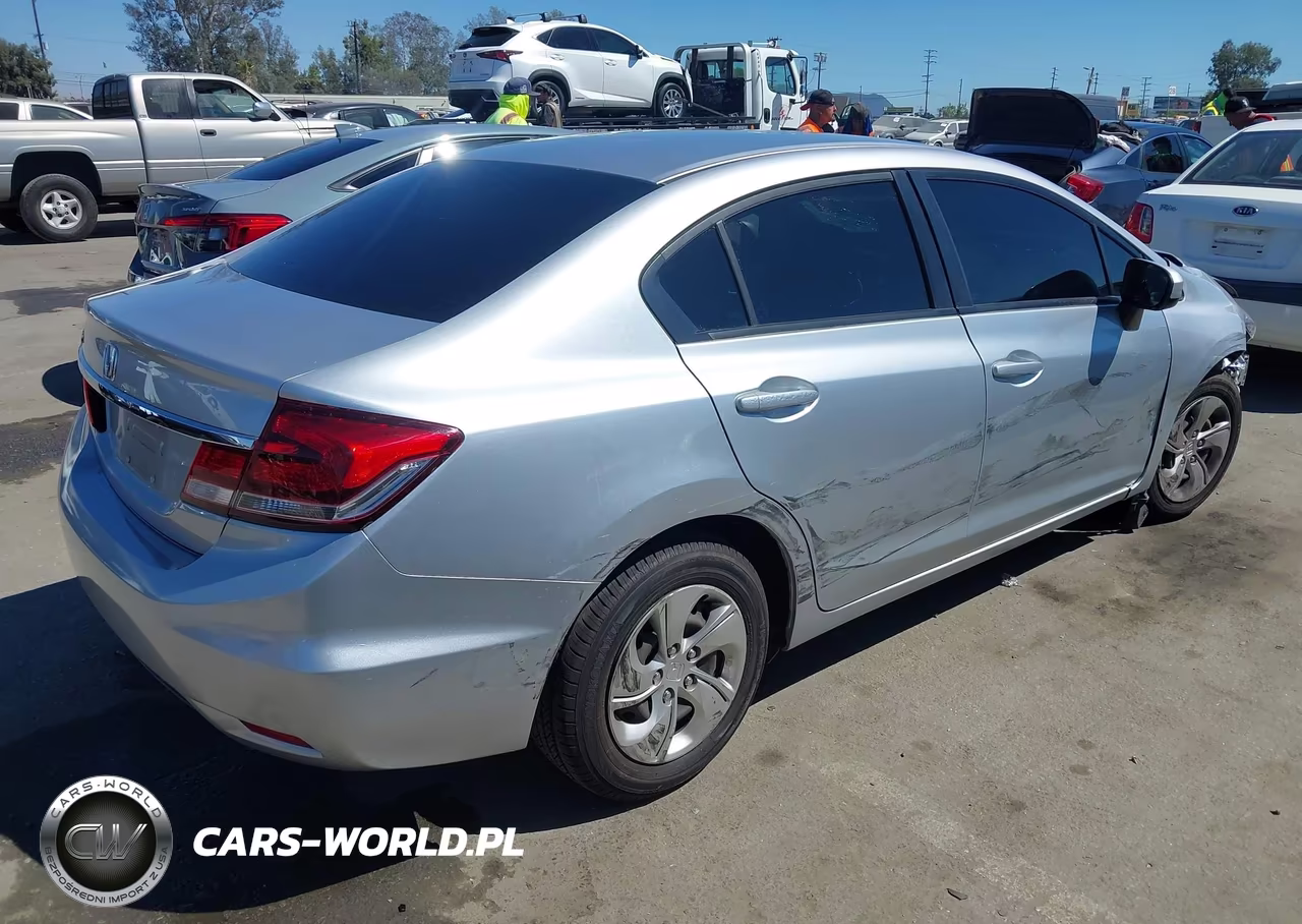 2014 Honda Civic Lx VIN:19XFB2F51EE210138 - 4
