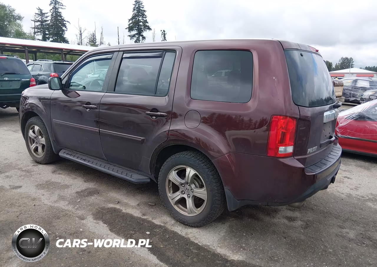 2013 Honda Pilot Ex-L VIN:5FNYF4H59DB078261 - 3