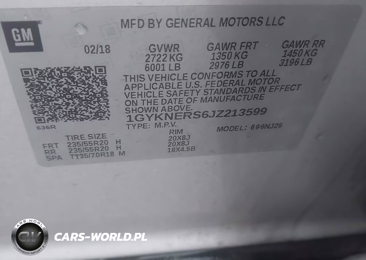 2018 Cadillac Xt5 Premium Luxury VIN:1GYKNERS6JZ213599 - 9