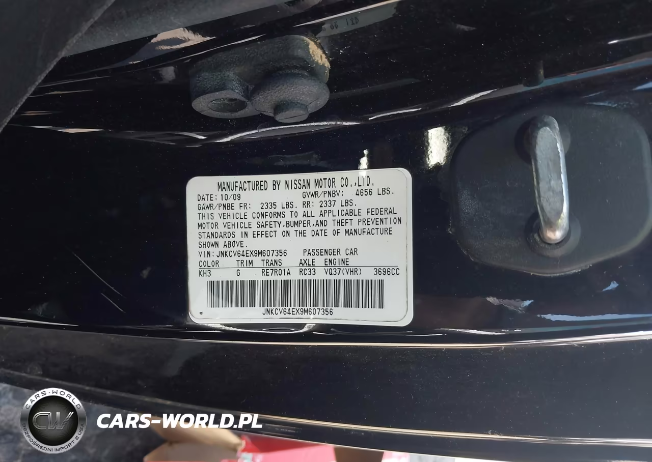 2009 Infiniti G37 Journey-Sport VIN:JNKCV64EX9M607356 - 9