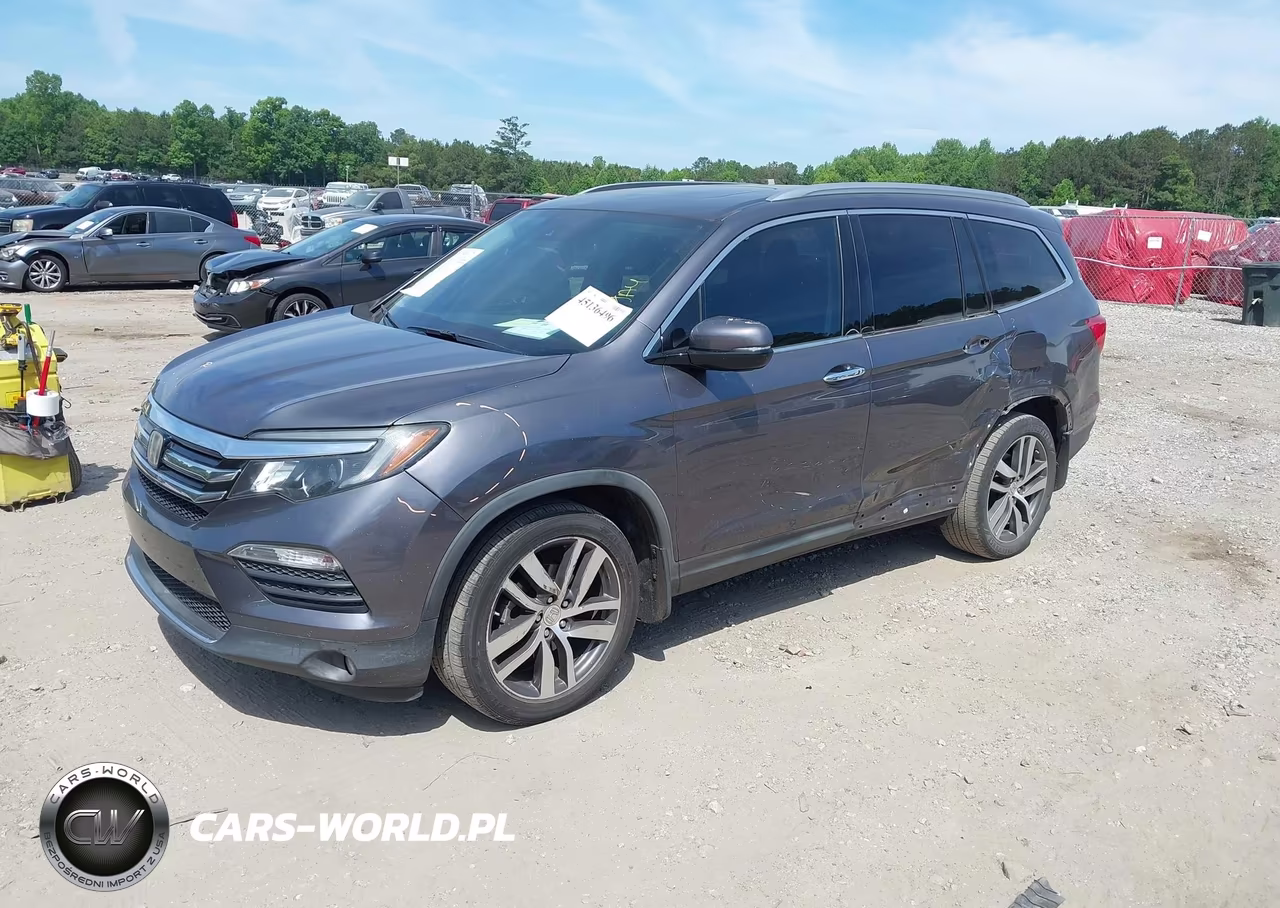 2017 Honda Pilot Touring VIN:5FNYF5H90HB013829 - 2