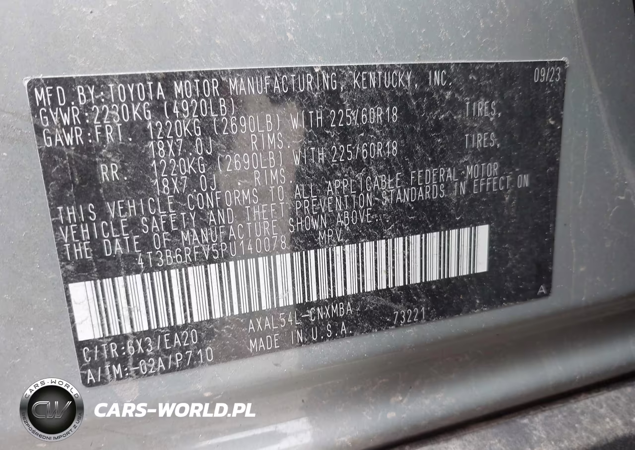 2023 Toyota Rav4 Hybrid Xle Premium VIN:4T3B6RFV5PU140078 - 9
