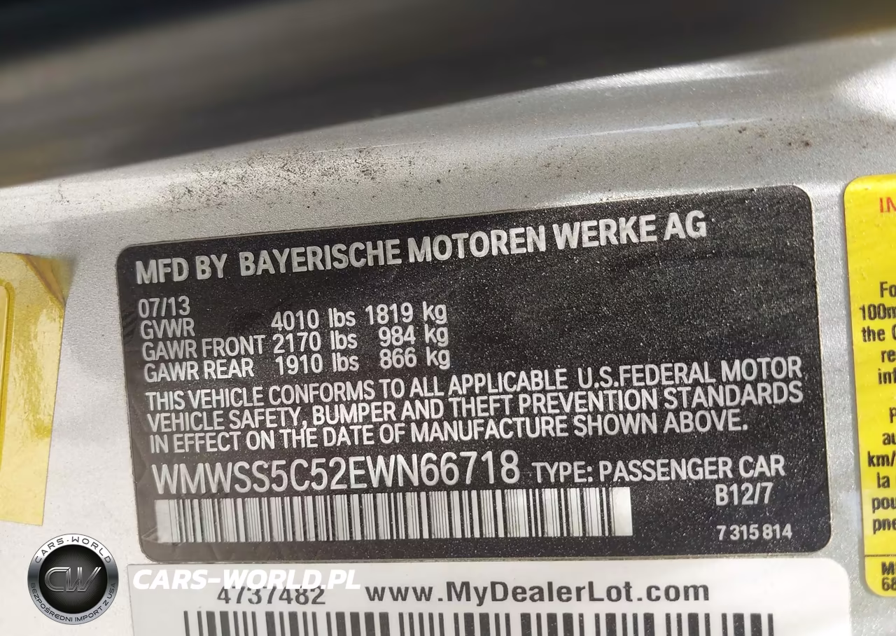 2014 Mini Paceman Cooper S VIN:WMWSS5C52EWN66718 - 9