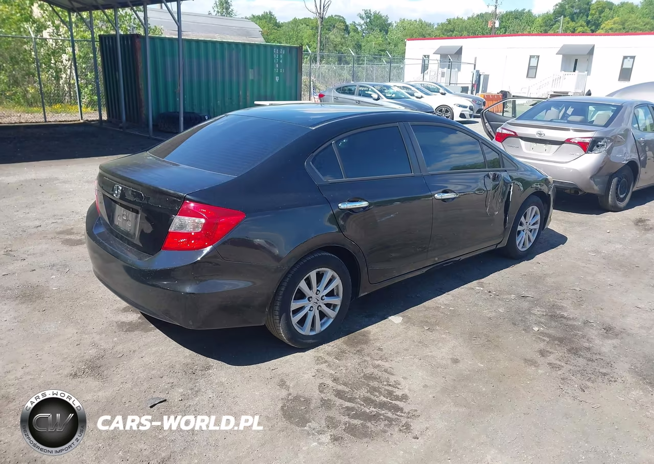2012 Honda Civic Ex VIN:19XFB2F88CE385820 - 4