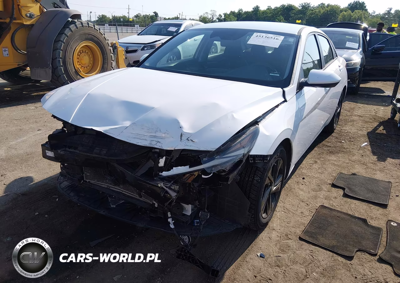 2021 Hyundai Elantra Sel VIN:5NPLS4AG0MH009185 - 2