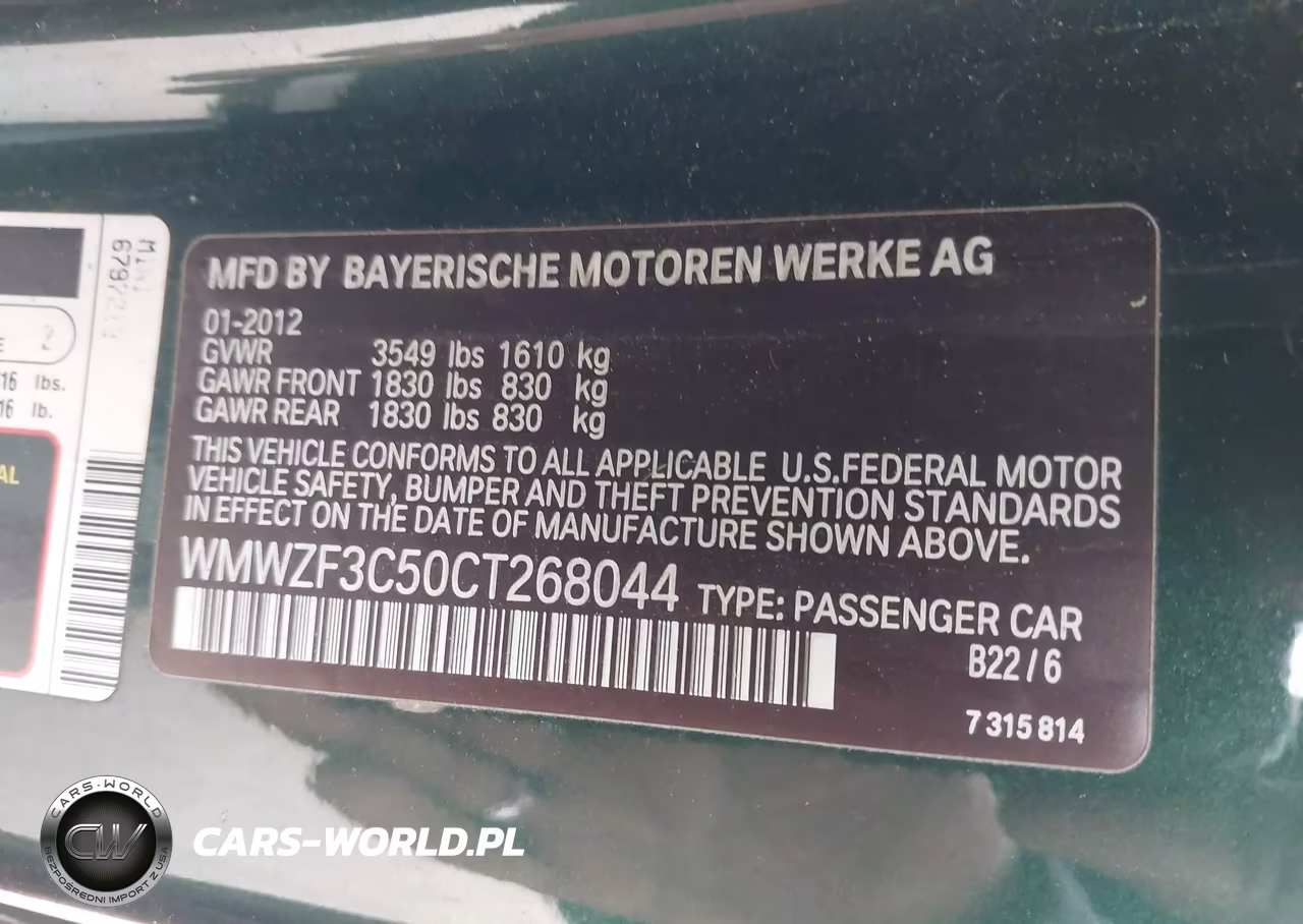 2012 Mini Cooper Clubman VIN:WMWZF3C50CT268044 - 9