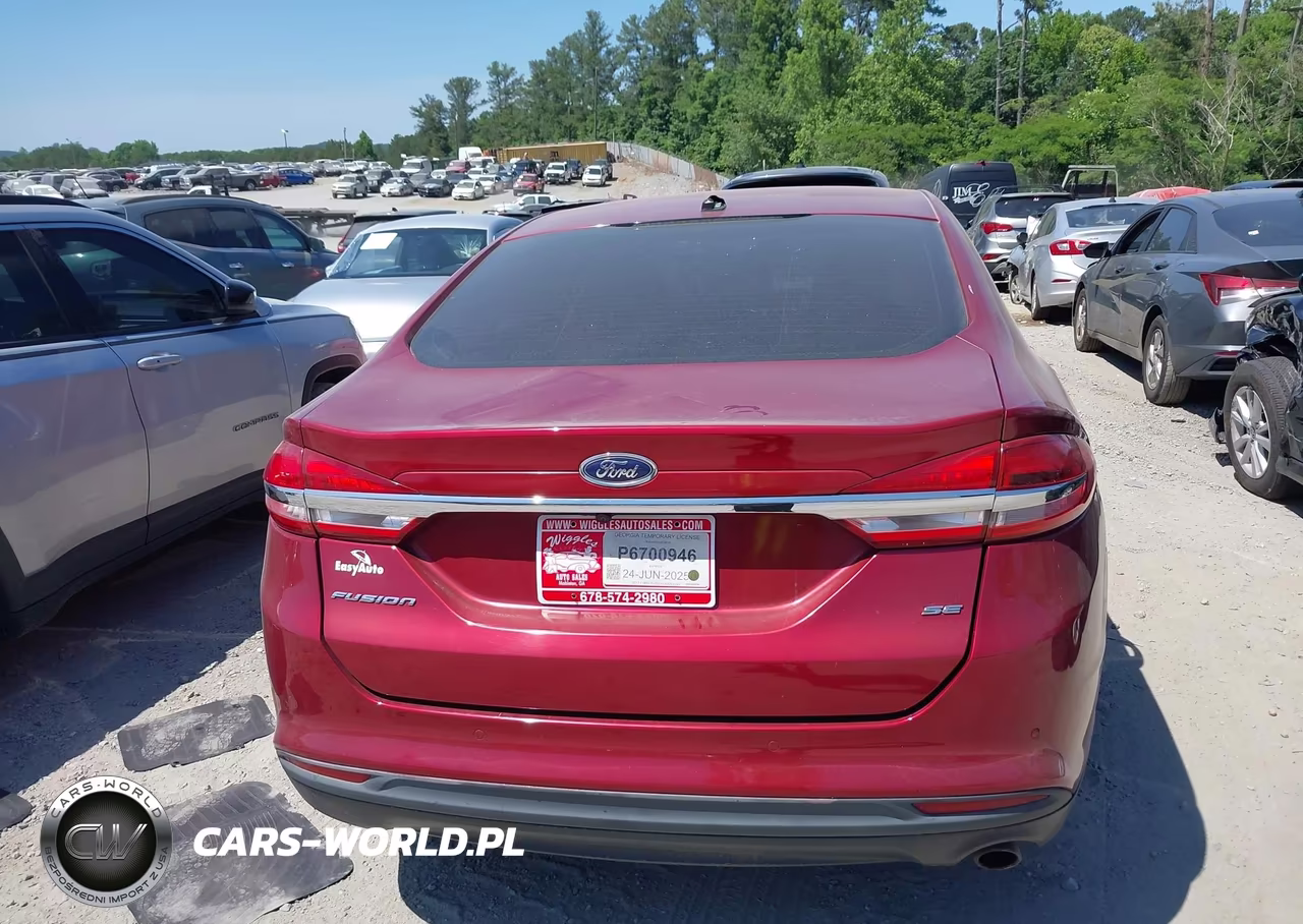 2017 Ford Fusion Se VIN:3FA6P0H72HR226730 - 15