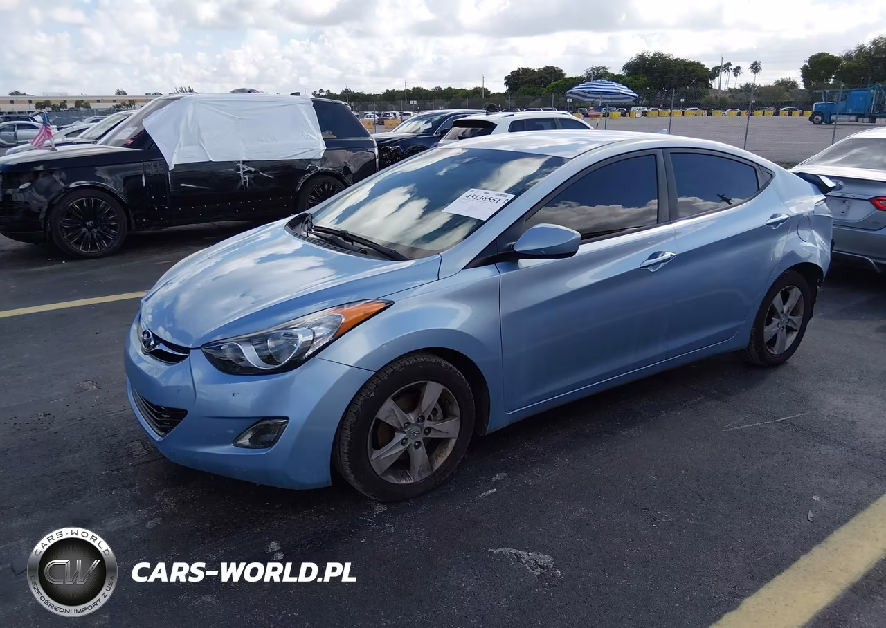 2012 Hyundai Elantra Gls VIN:KMHDH4AE9CU463503 - 2