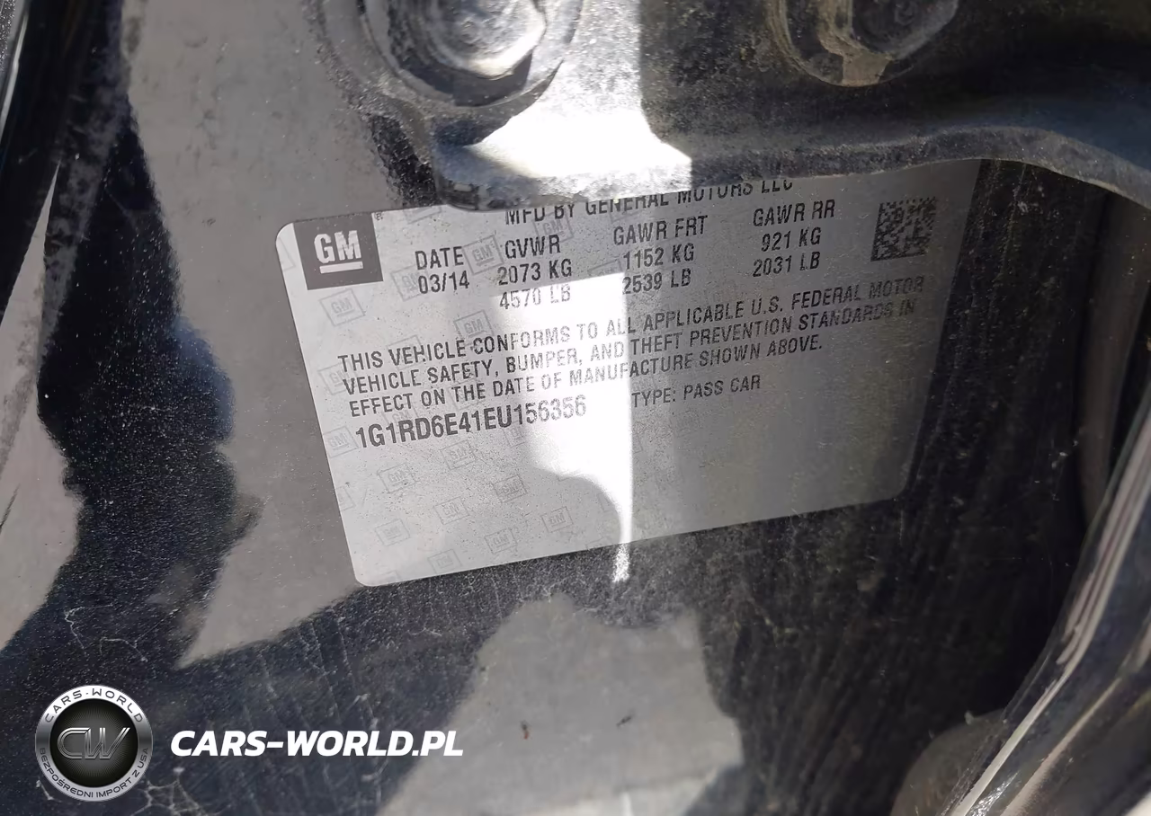 2014 Chevrolet Volt VIN:1G1RD6E41EU156356 - 9