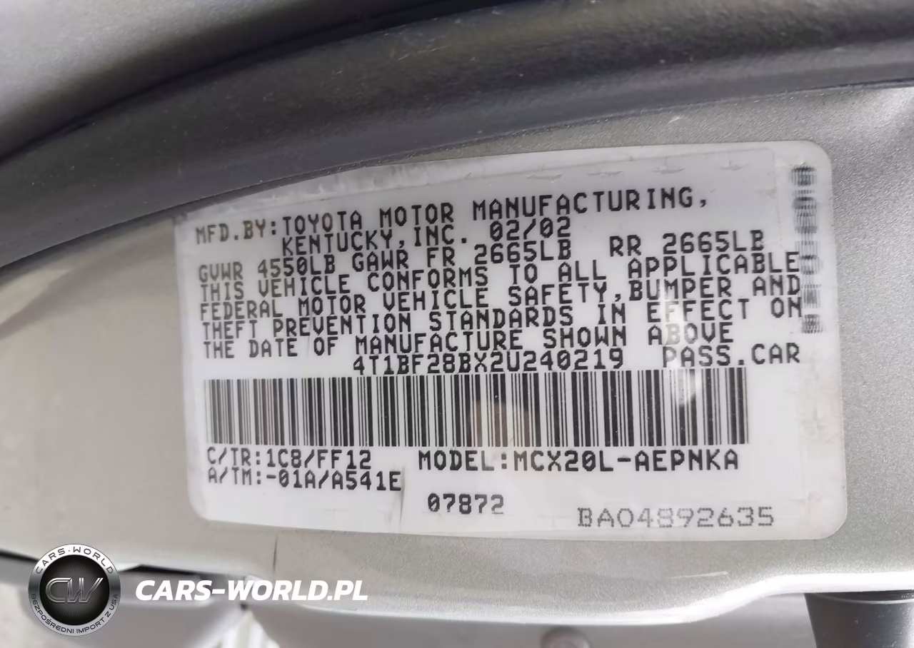 2002 Toyota Avalon Xl VIN:4T1BF28BX2U240219 - 9