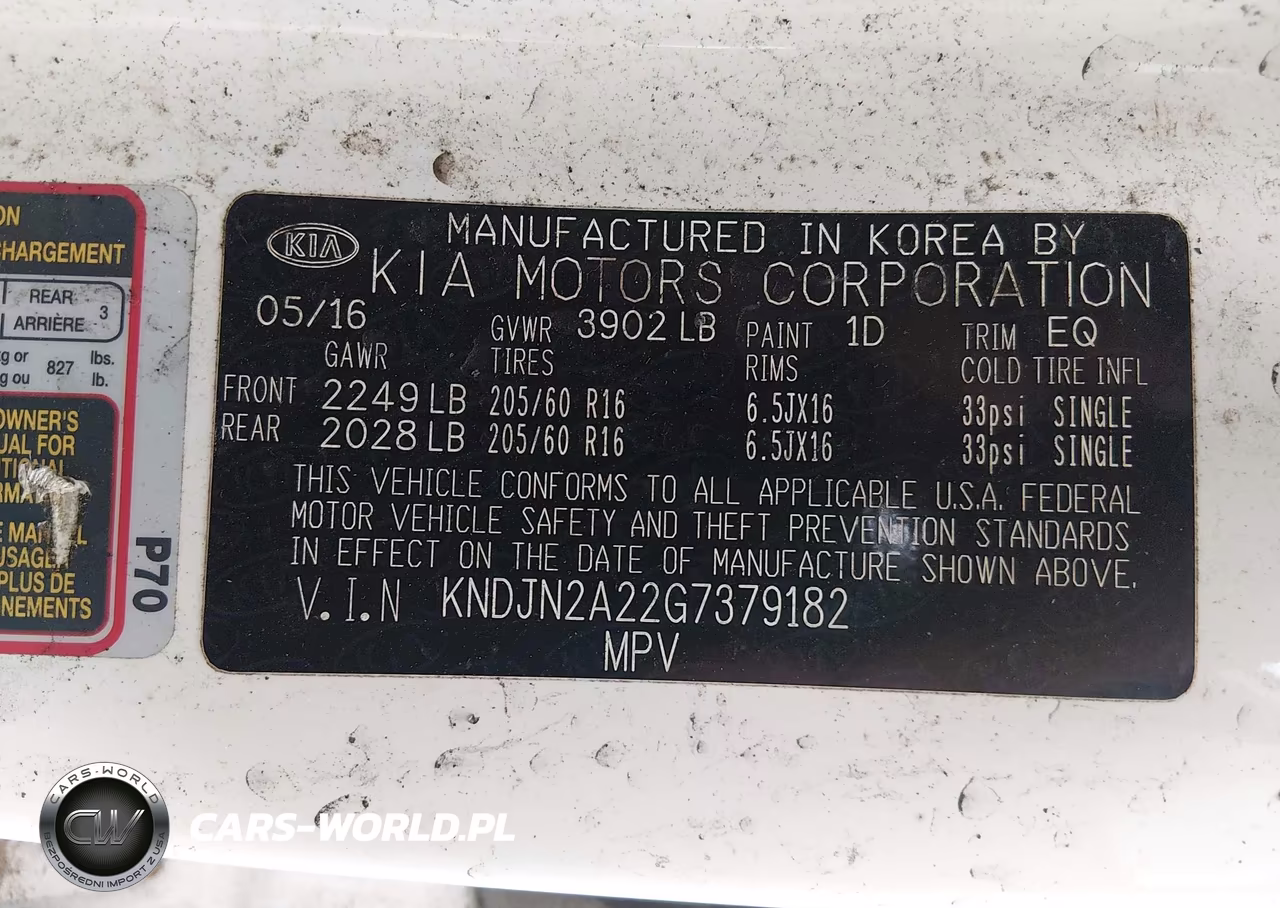 2016 Kia Soul VIN:KNDJN2A22G7379182 - 9