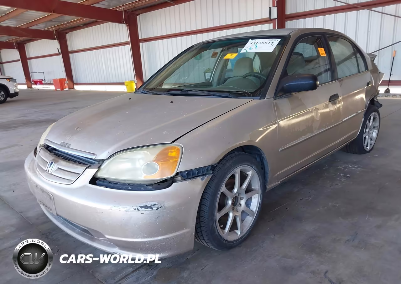 2001 Honda Civic Lx VIN:2HGES16561H565845 - 2