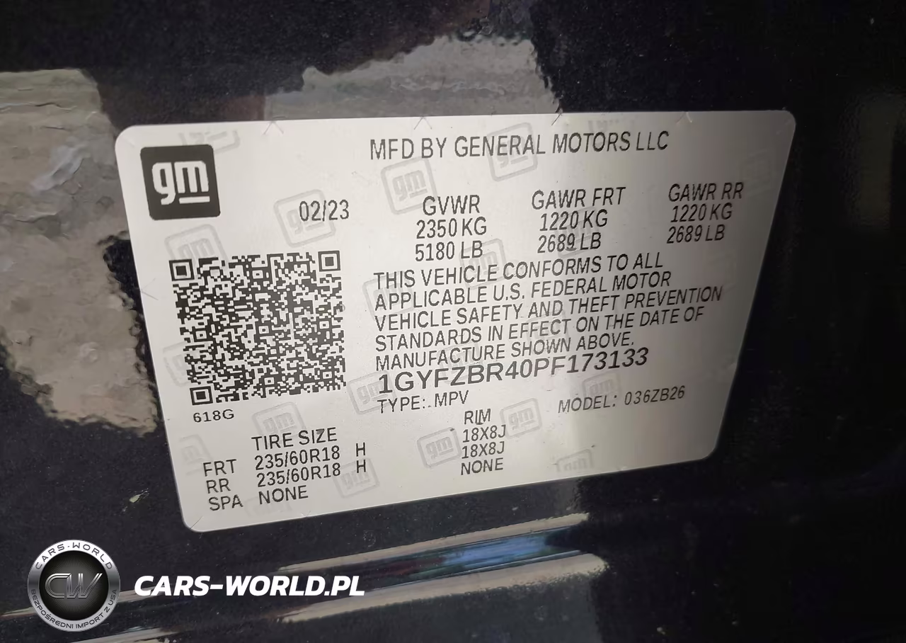2023 Cadillac Xt4 Awd Luxury VIN:1GYFZBR40PF173133 - 9