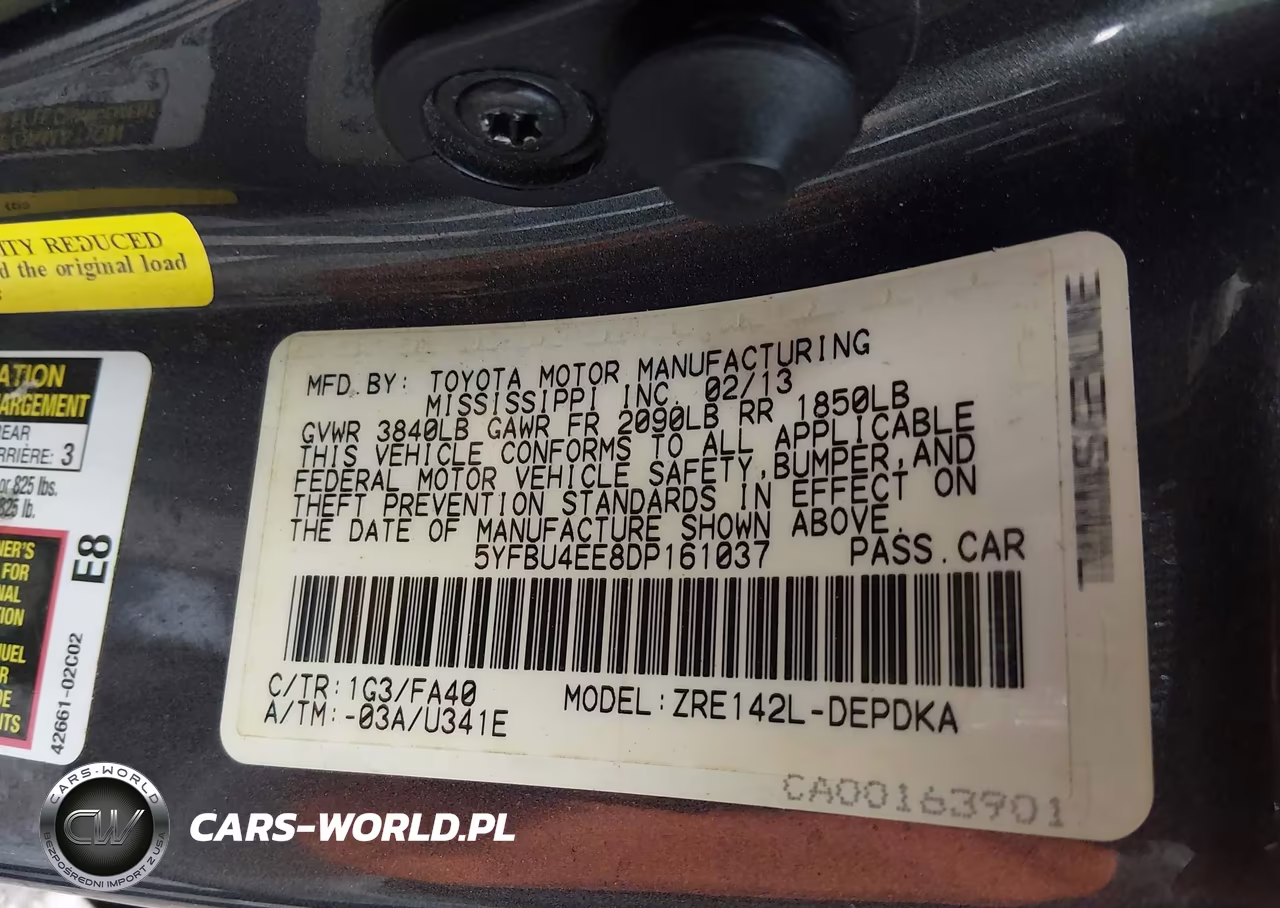 2013 Toyota Corolla L VIN:5YFBU4EE8DP161037 - 9