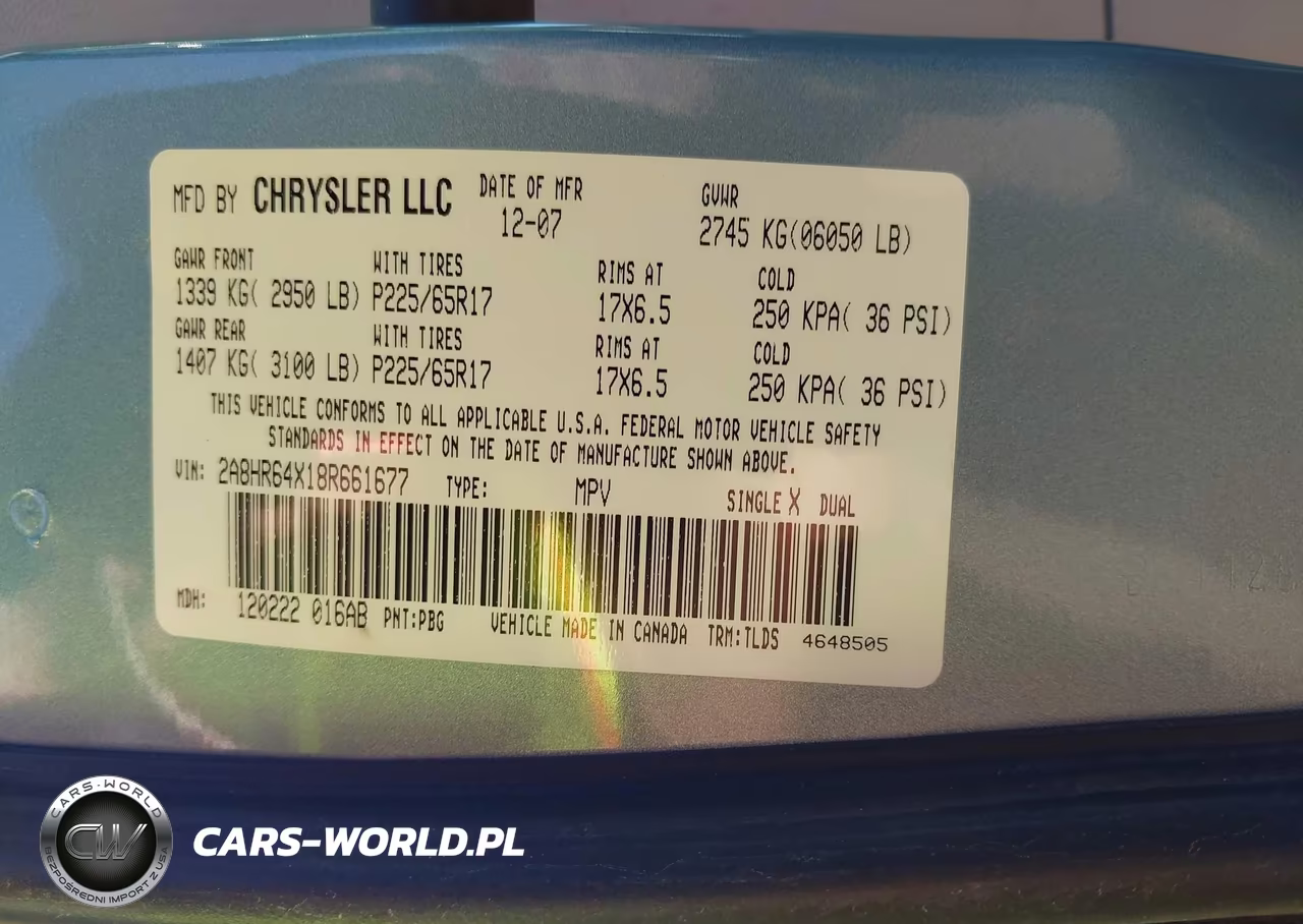 2008 Chrysler Town & Country Limited VIN:2A8HR64X18R661677 - 9