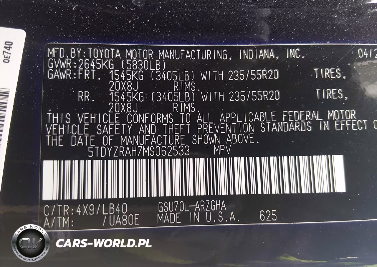 2021 Toyota Highlander Limited VIN:5TDYZRAH7MS062533 - 9