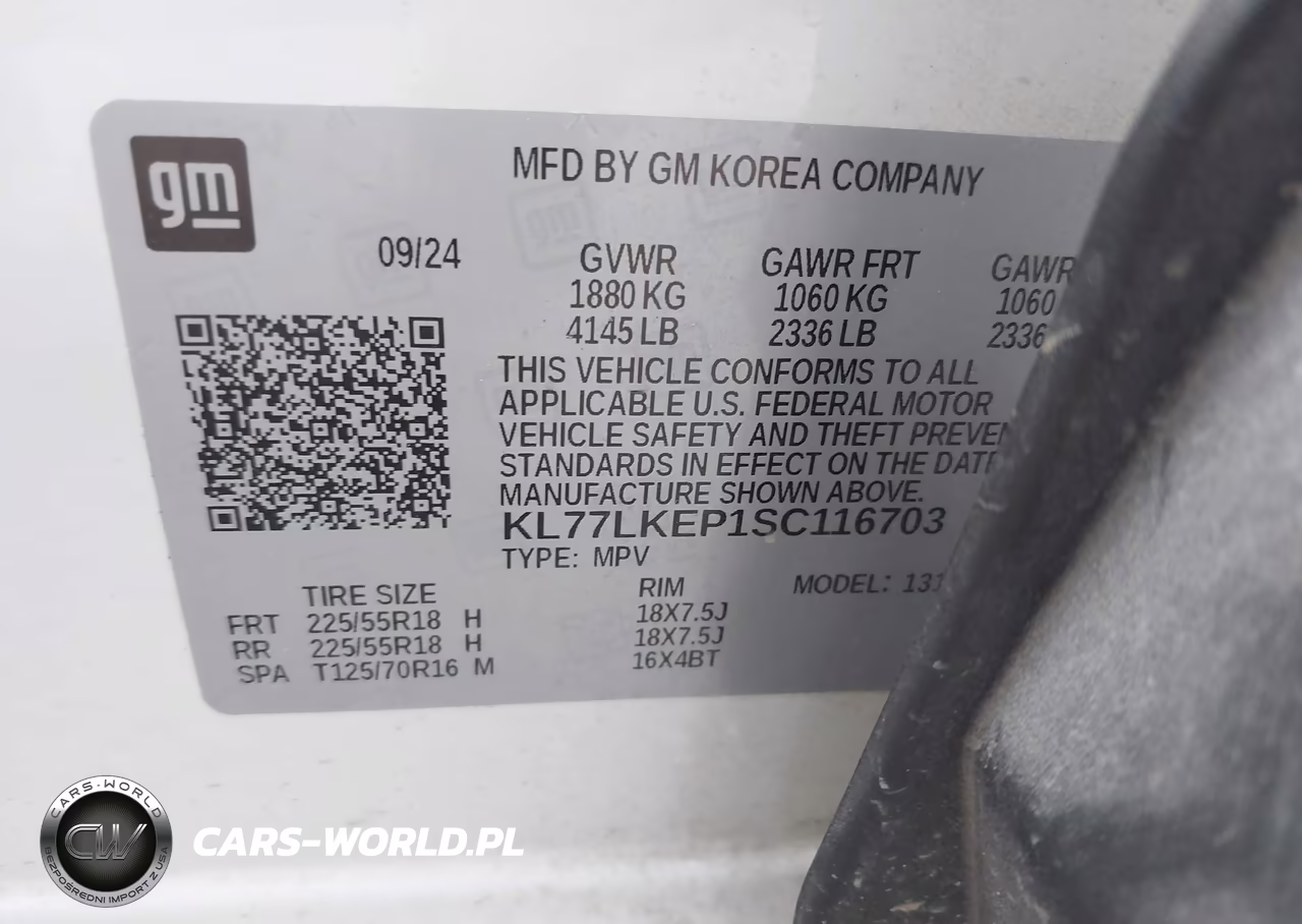 2025 Chevrolet Trax Fwd Activ VIN:KL77LKEP1SC116703 - 9