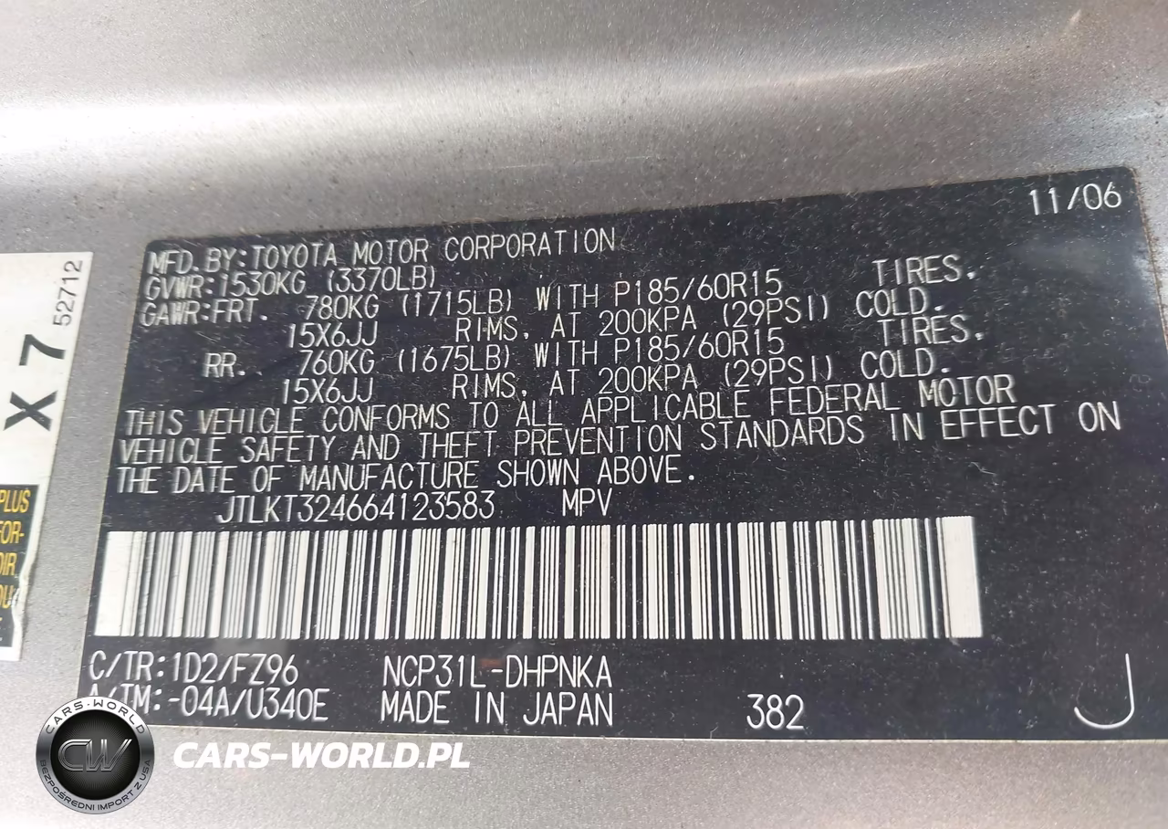 2006 Scion Xb VIN:JTLKT324664123583 - 9