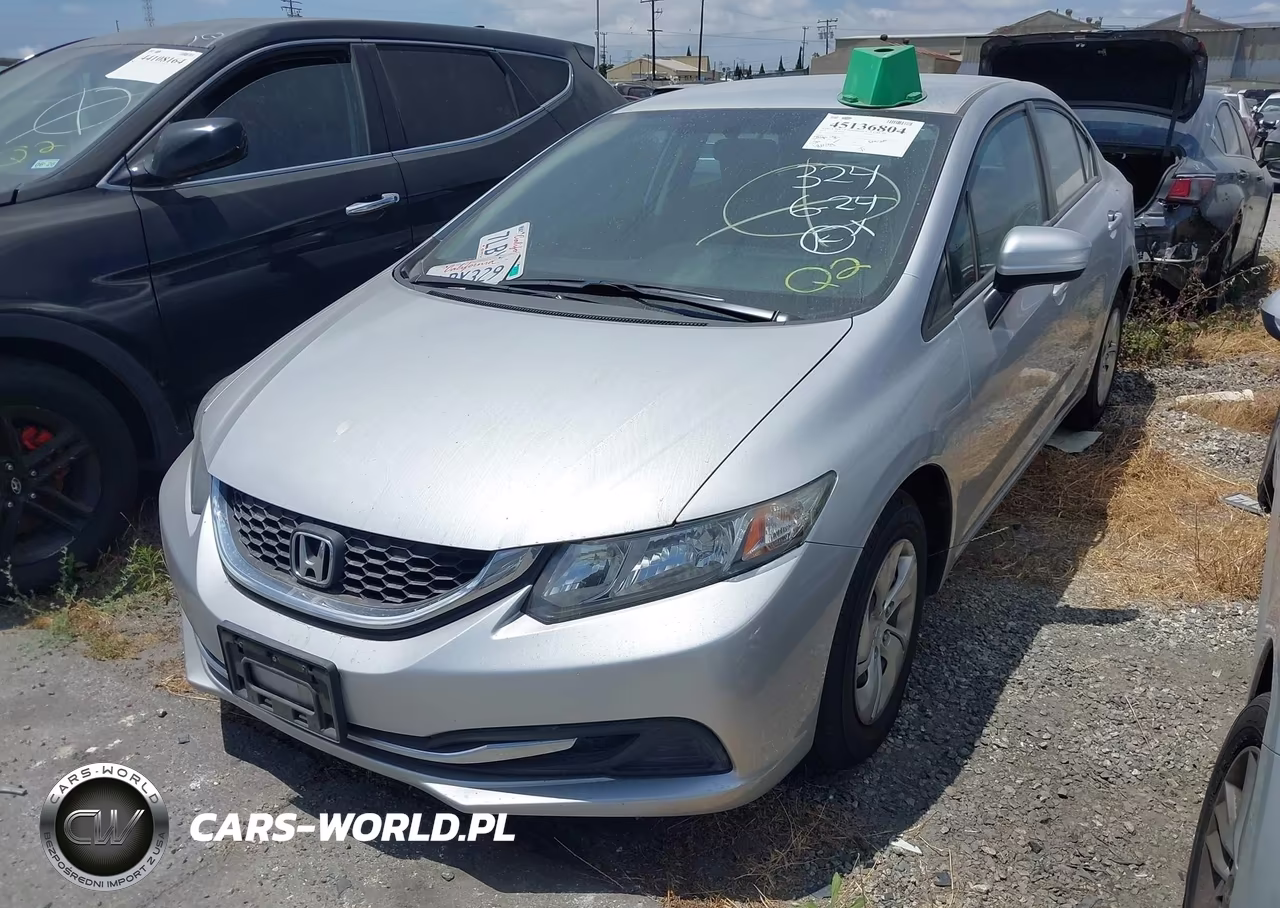 2015 Honda Civic Lx VIN:2HGFB2F55FH525841 - 2