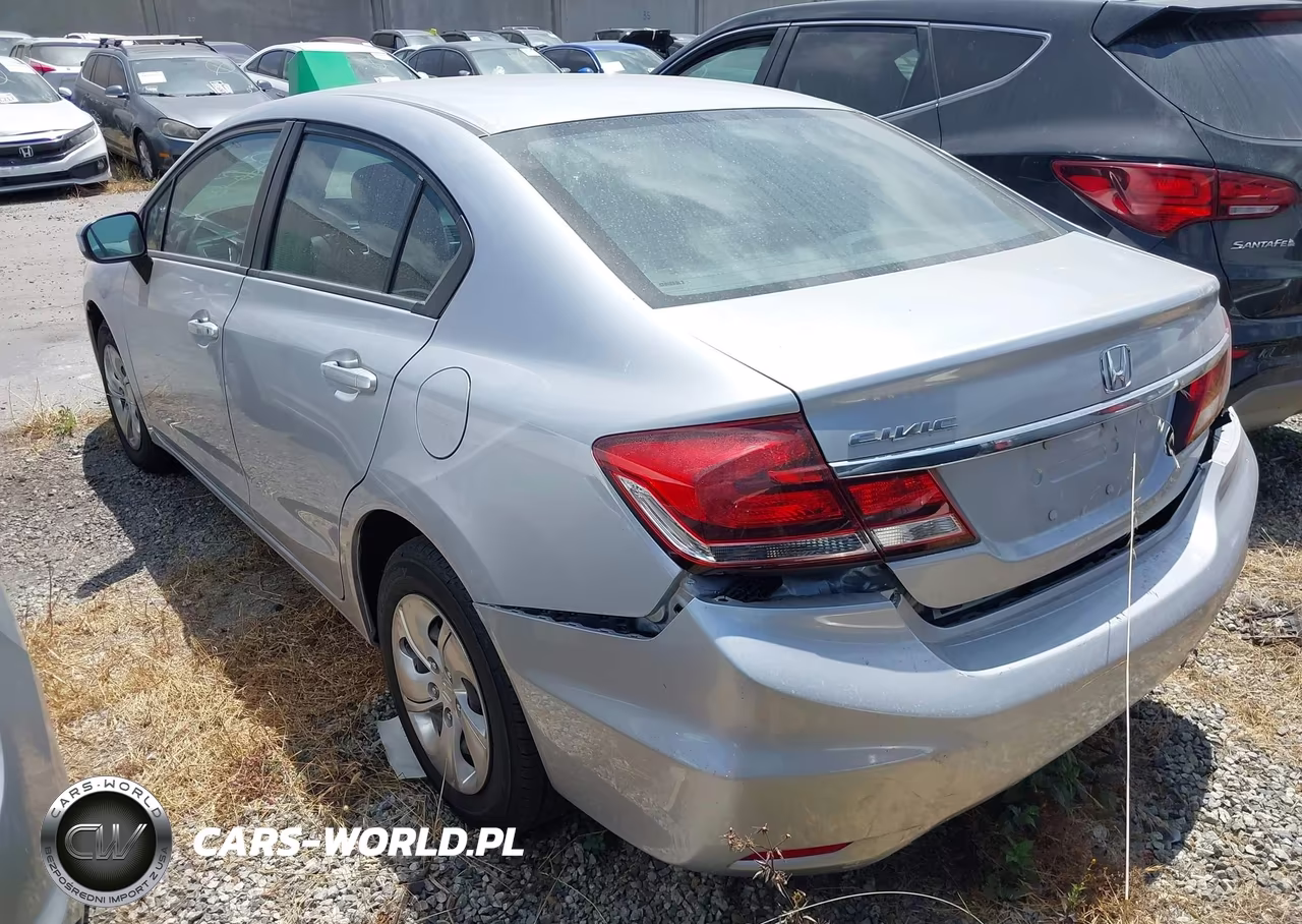 2015 Honda Civic Lx VIN:2HGFB2F55FH525841 - 3
