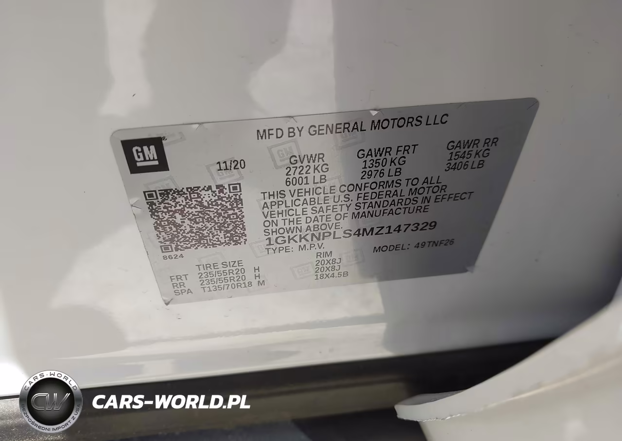 2021 GMC Acadia Fwd Denali VIN:1GKKNPLS4MZ147329 - 9