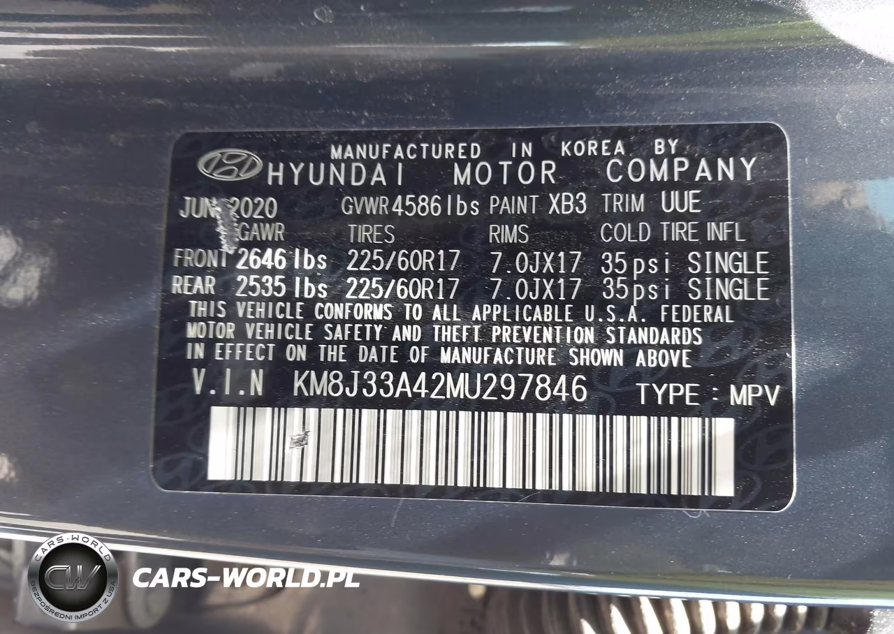 2021 Hyundai Tucson Value VIN:KM8J33A42MU297846 - 9