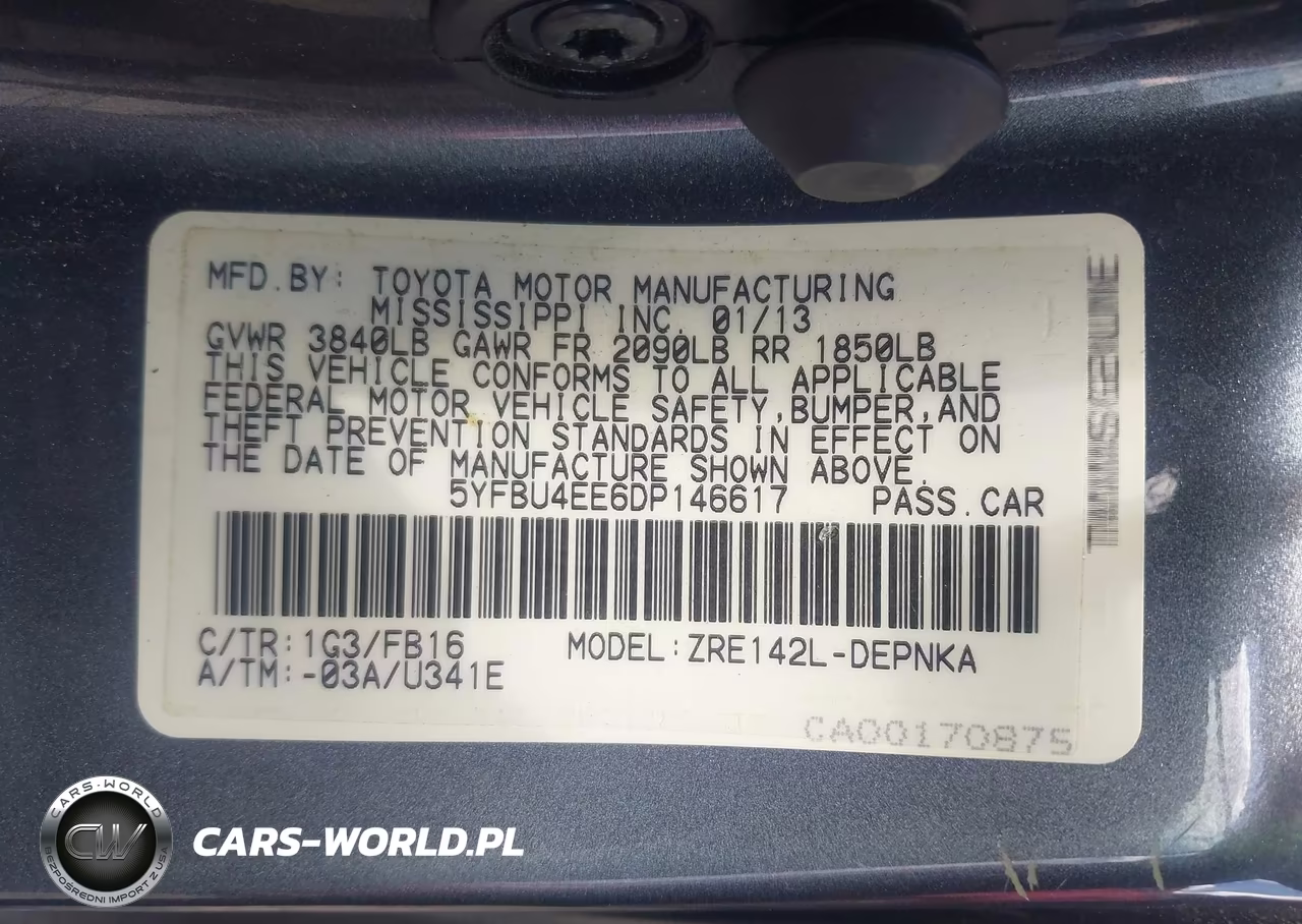 2013 Toyota Corolla Le VIN:5YFBU4EE6DP146617 - 9