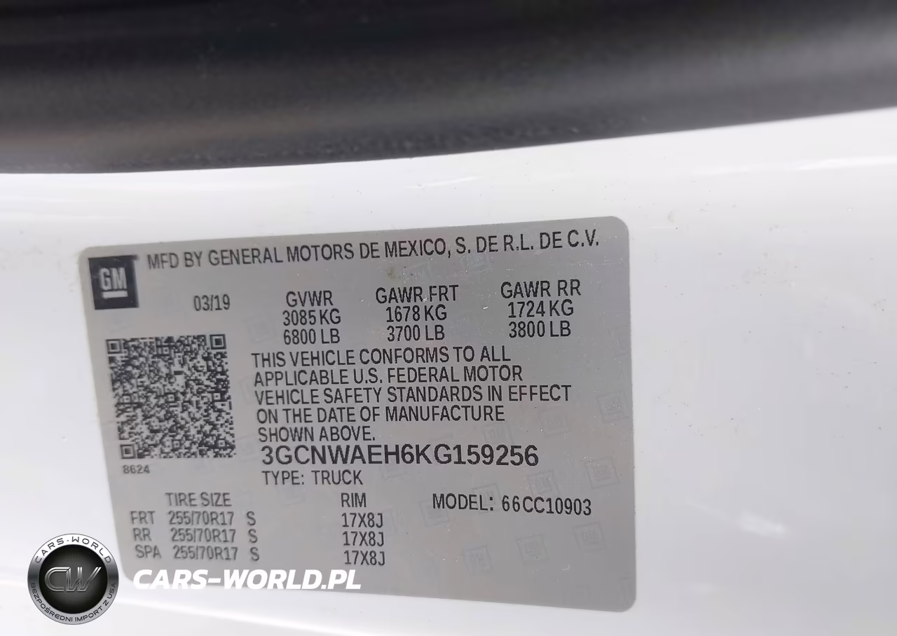 2019 Chevrolet Silverado 1500 Work Truck VIN:3GCNWAEH6KG159256 - 9