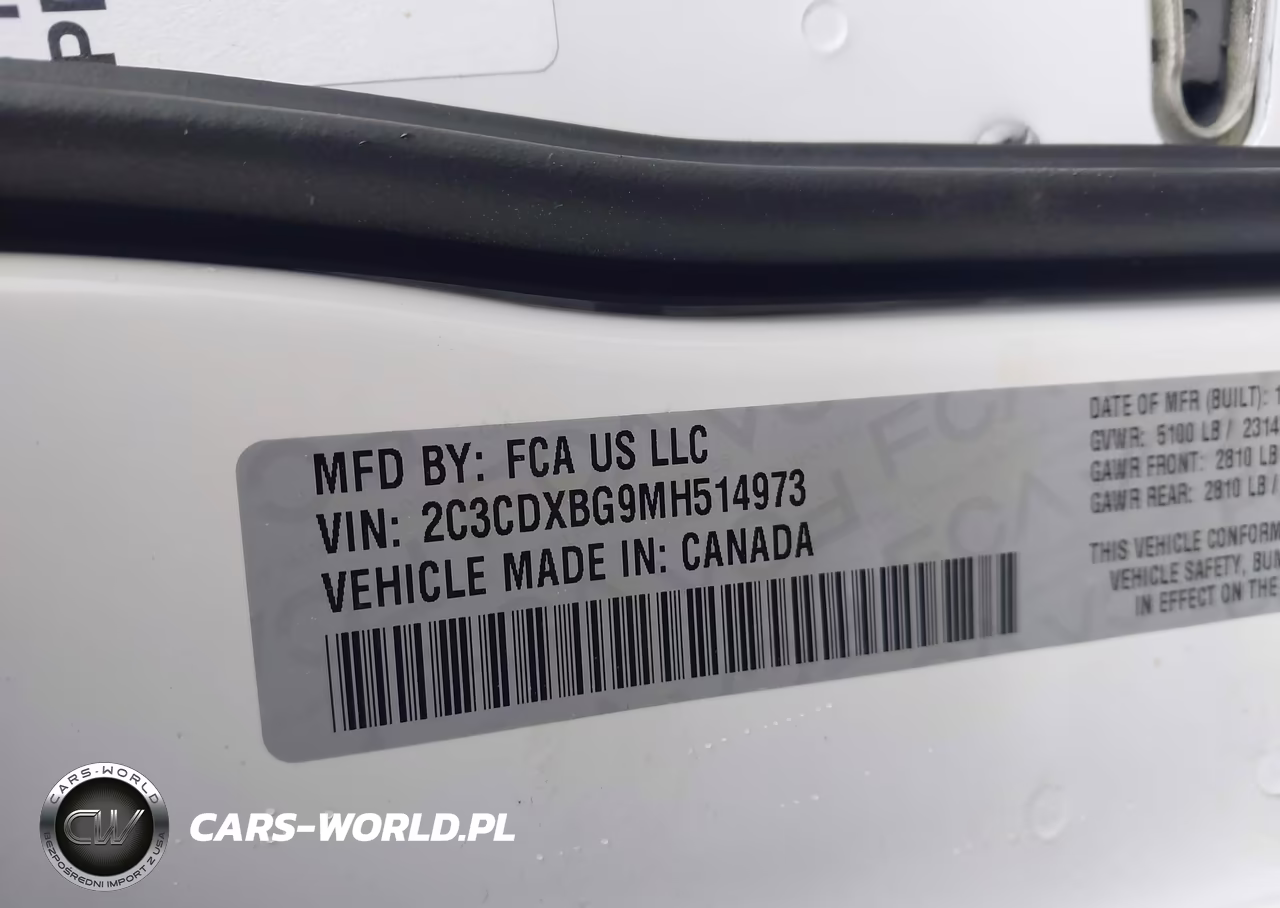 2021 Dodge Charger Sxt Rwd VIN:2C3CDXBG9MH514973 - 9