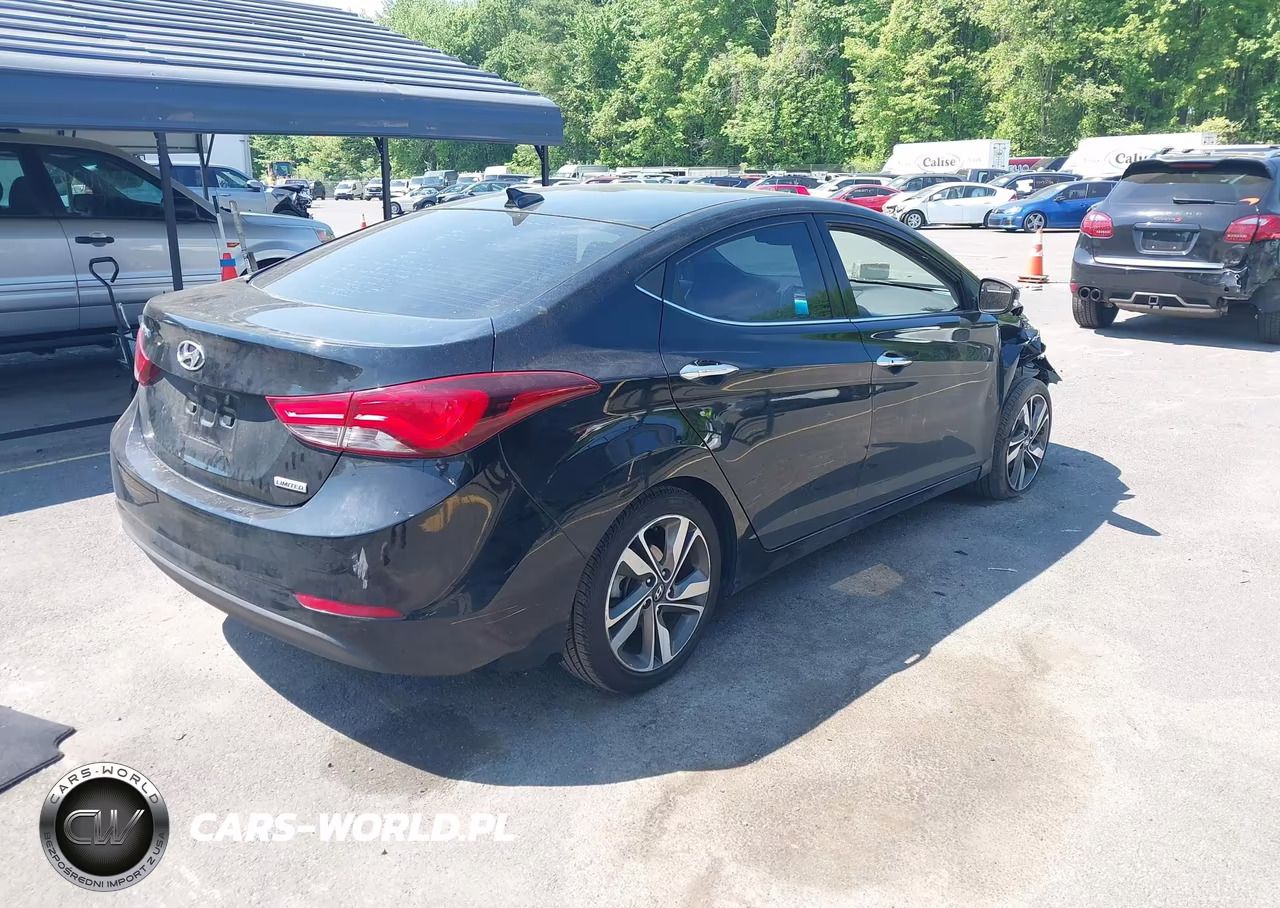 2014 Hyundai Elantra Limited VIN:5NPDH4AE1EH543959 - 4