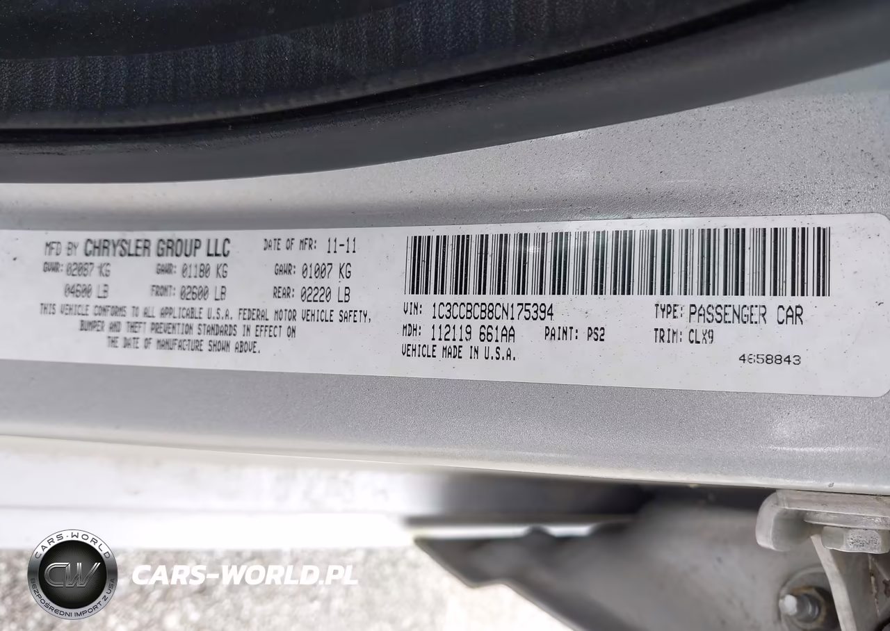 2012 Chrysler 200 Limited VIN:1C3CCBCB8CN175394 - 9