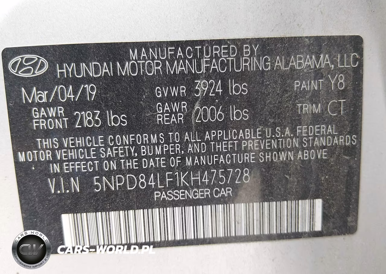 2019 Hyundai Elantra Sel-Value-Limited VIN:5NPD84LF1KH475728 - 9