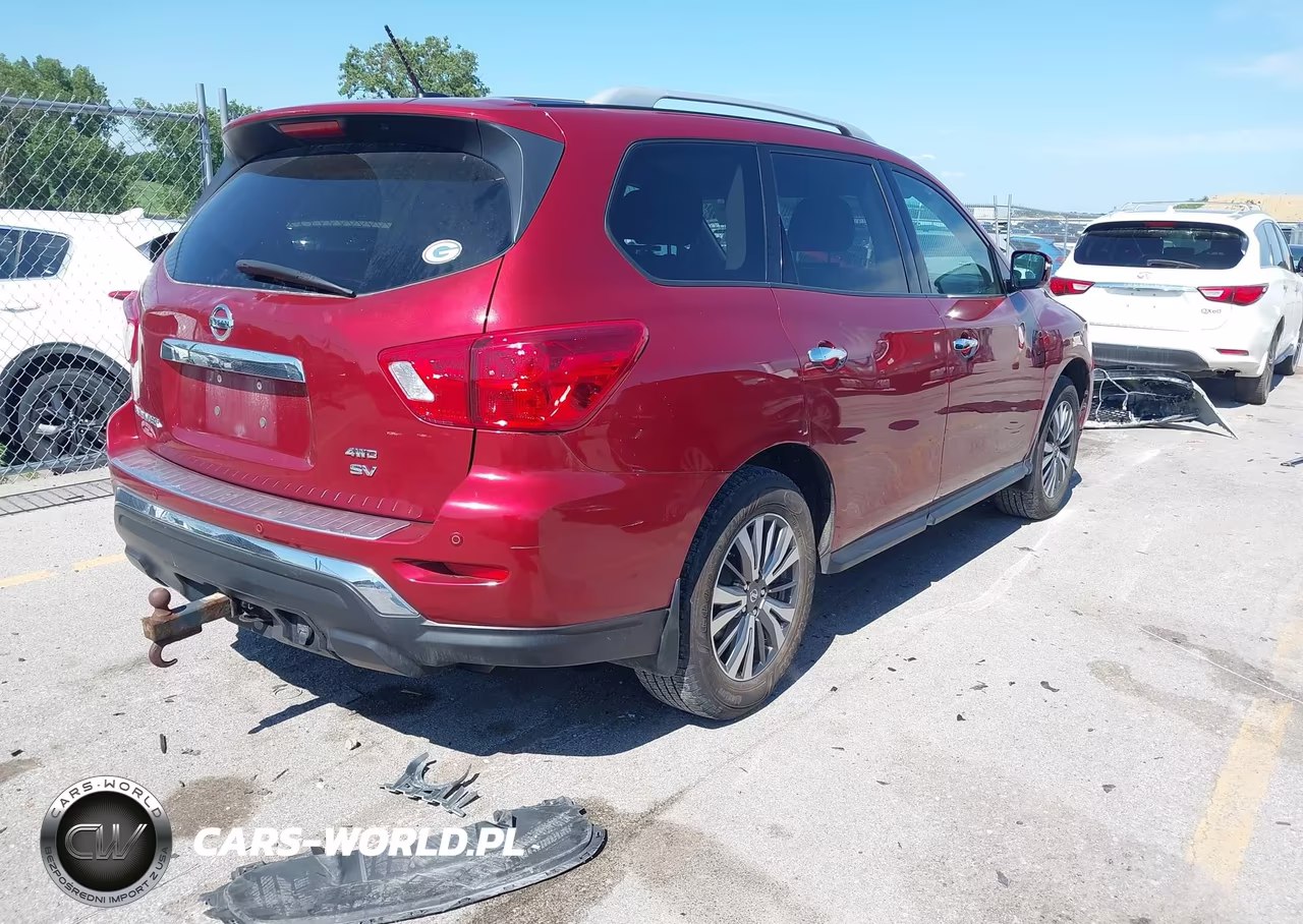 2017 Nissan Pathfinder Sv VIN:5N1DR2MM8HC696015 - 4