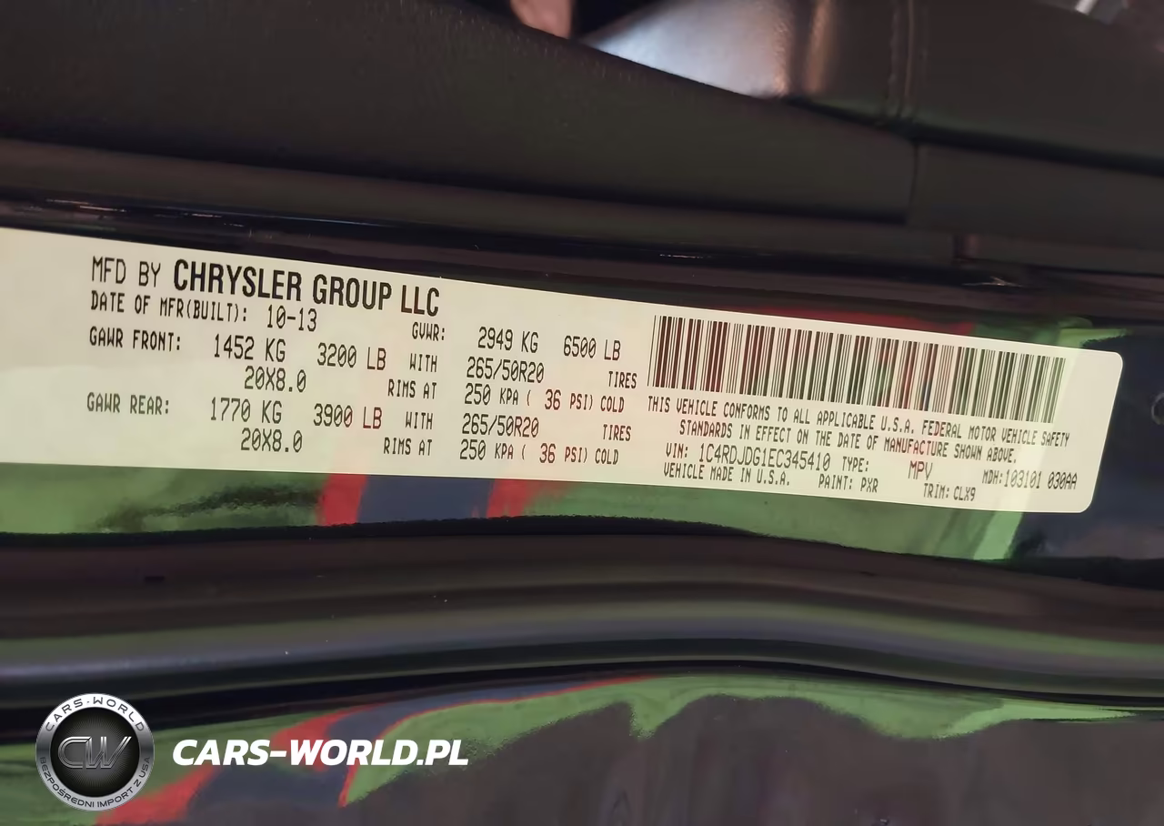 2014 Dodge Durango Limited VIN:1C4RDJDG1EC345410 - 9