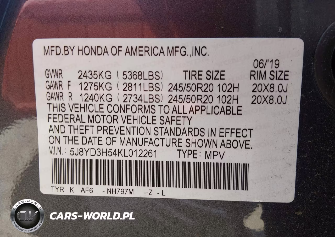2019 Acura Mdx Tech Pkg VIN:5J8YD3H54KL012261 - 9