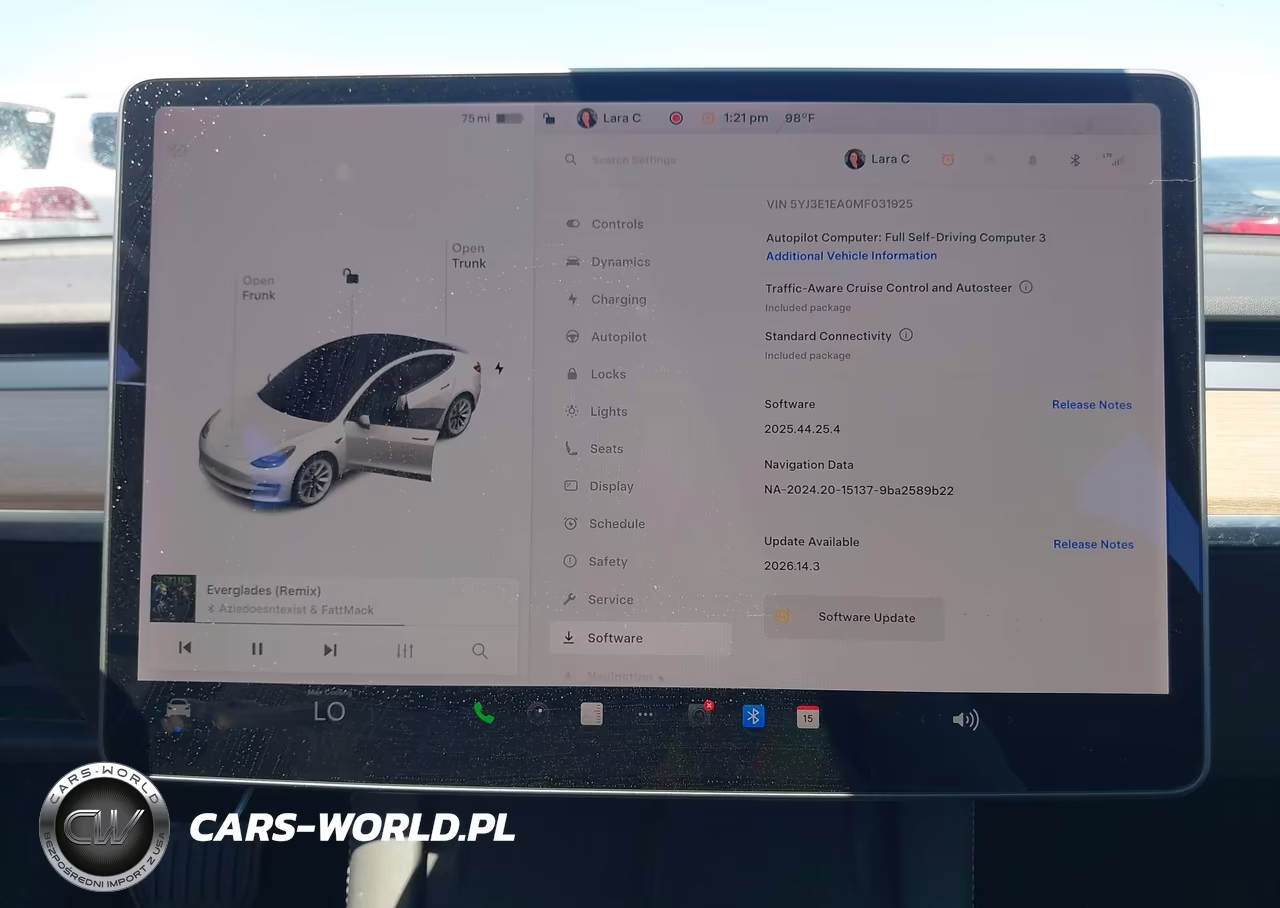 2021 Tesla Model 3 Standard Range Plus Rear-Wheel Drive VIN:5YJ3E1EA0MF031925 - 18