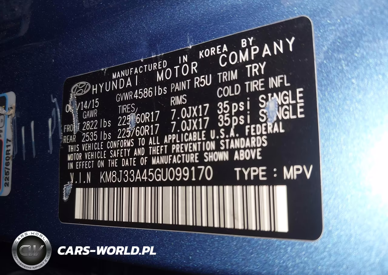 2016 Hyundai Tucson Limited VIN:KM8J33A45GU099170 - 9