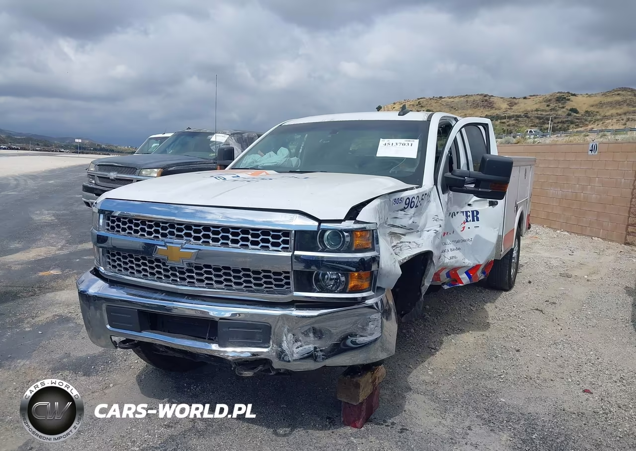 2019 Chevrolet Silverado 2500Hd Wt VIN:2GB2CREGXK1218274 - 2