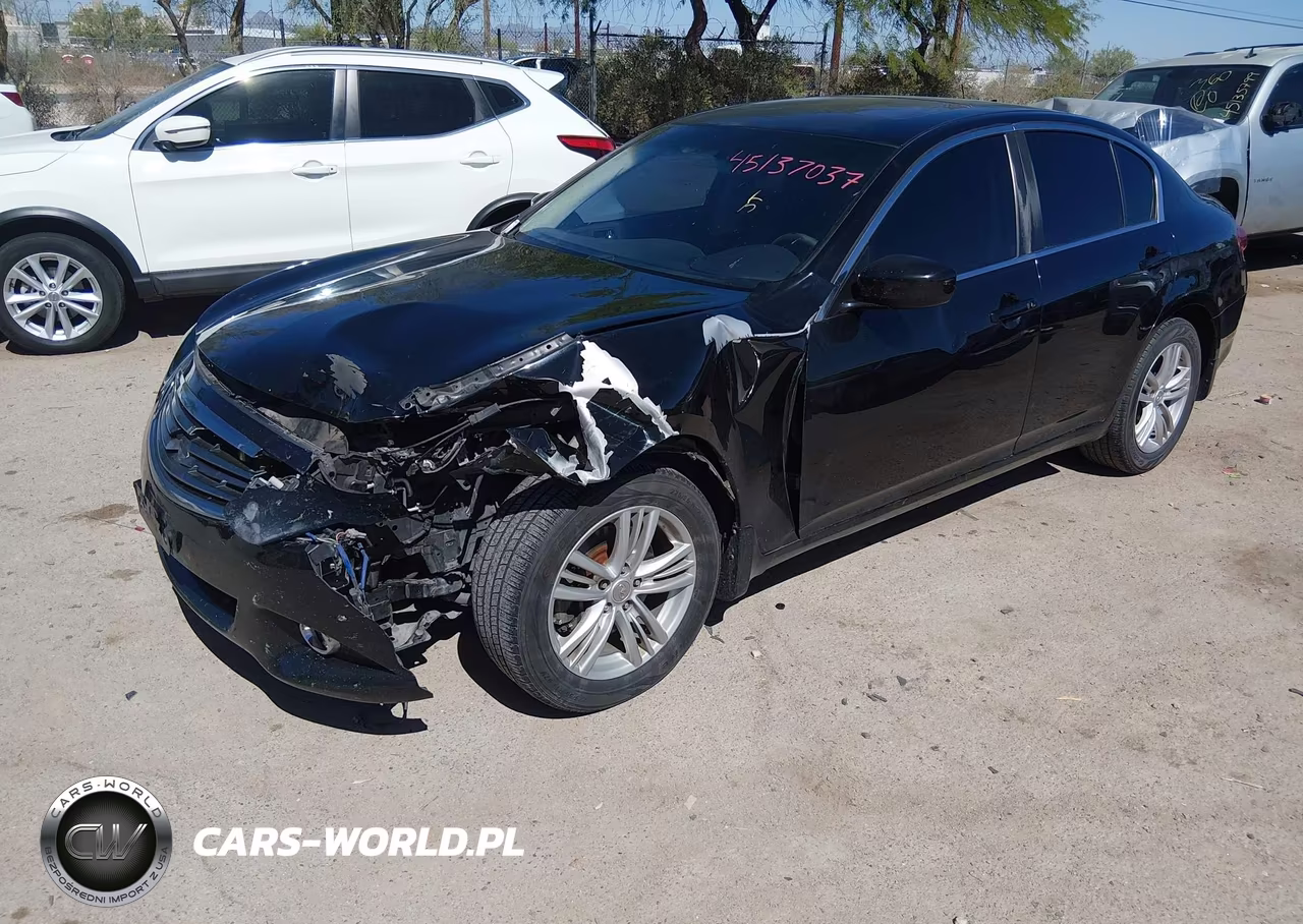 2012 Infiniti G25X VIN:JN1DV6AR9CM730511 - 2